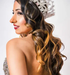 Regal Crowned Hairstyle for a Bride in Toronto